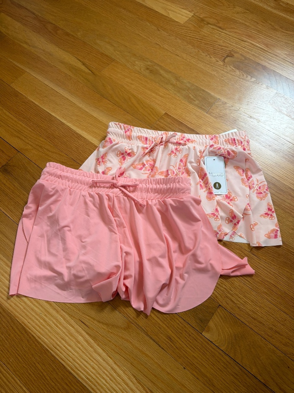 Btween girls two pair athletic shorts